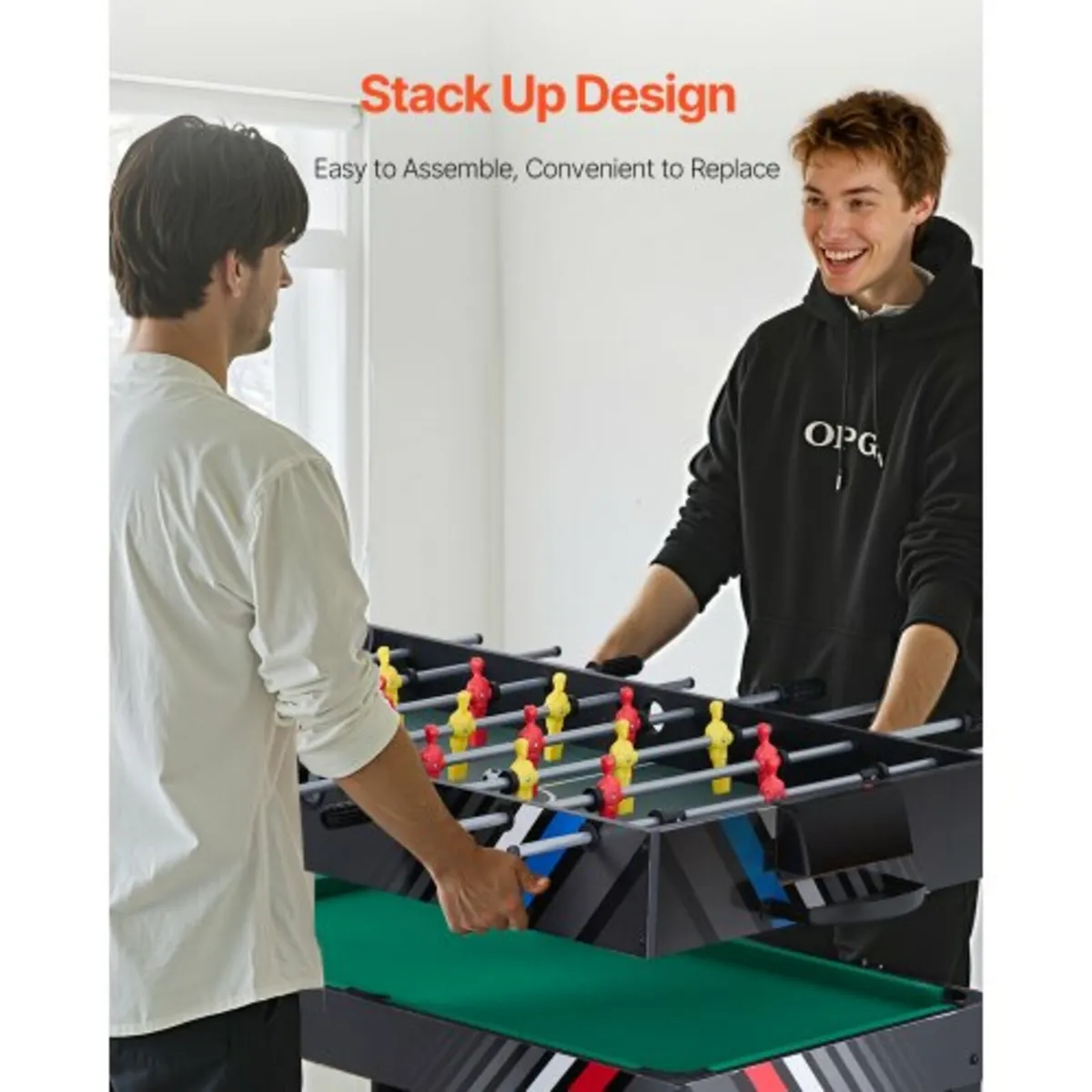 122cm Air Hockey Table 4-in-1 Combo Game Table Foo - Image 4