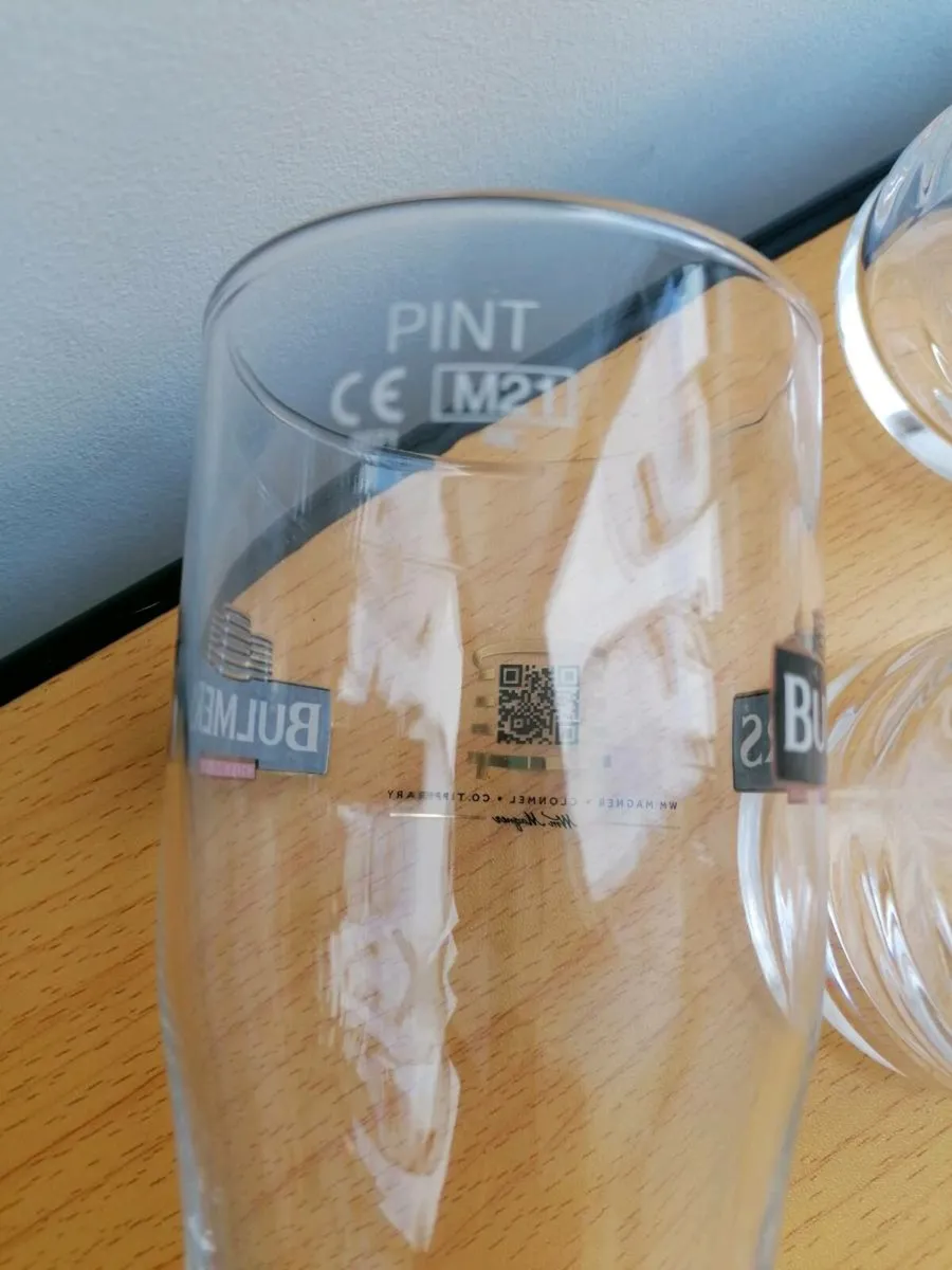 6 x Bulmers Cider Beer Pint Glasses - Image 4