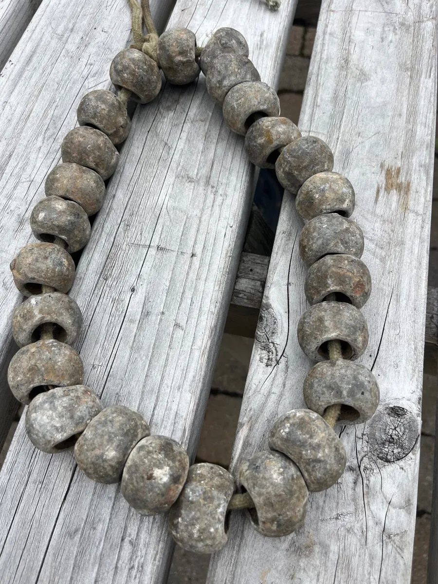 Old Lead fishing weights - Image 1