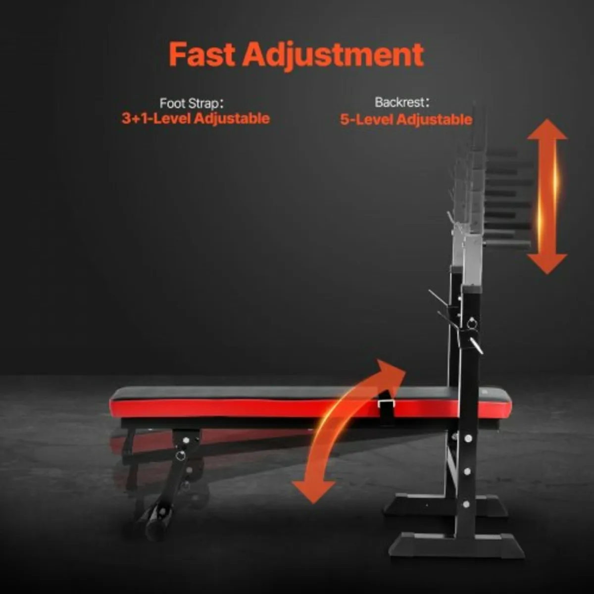 Weight Bench Sit up Bench Home Gym Strength Traini - Image 2