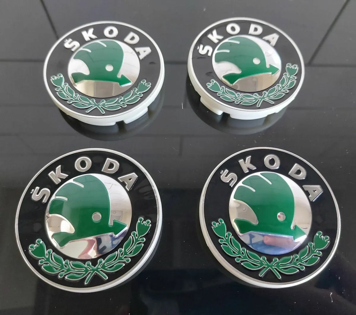 Skoda Centre Caps - FREE POST - Image 1