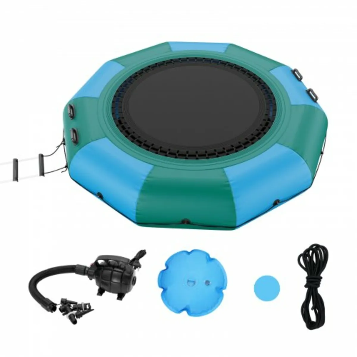 10ft Inflatable Water Trampoline Swim Platform Bou - Image 1