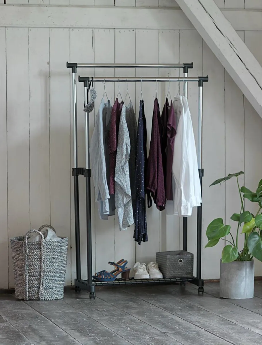Double Clothes Rail - Image 1