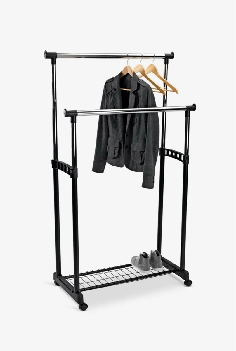 Double Clothes Rail - Image 2