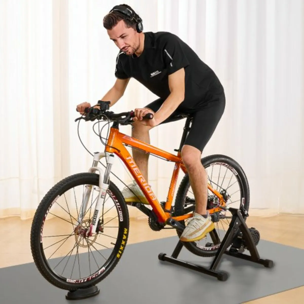 Bike Trainer Stand, Magnetic Stationary Bike Stand - Image 3