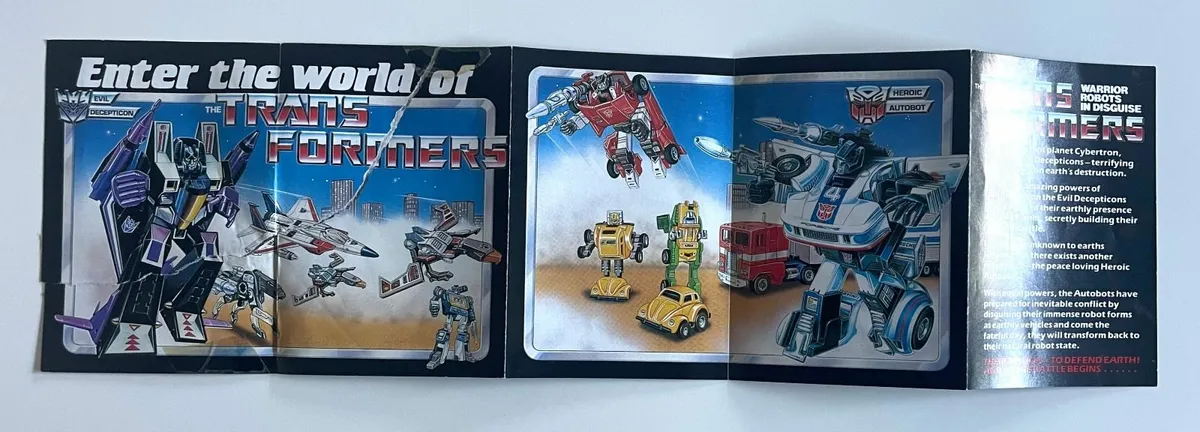 TRANSFORMERS Robots - 2 x Vintage 1984 Booklets - Image 3