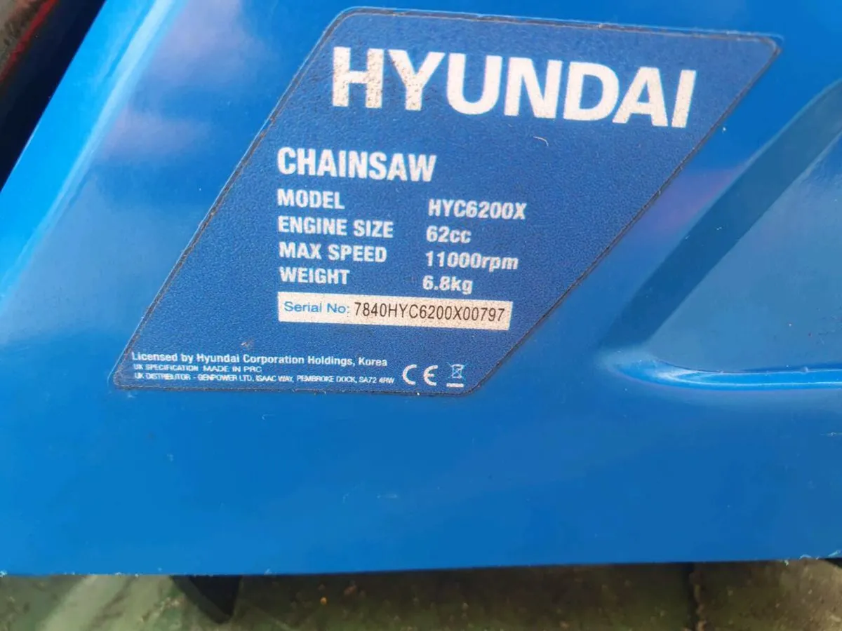 Hyundai chainsaw bran new - Image 4