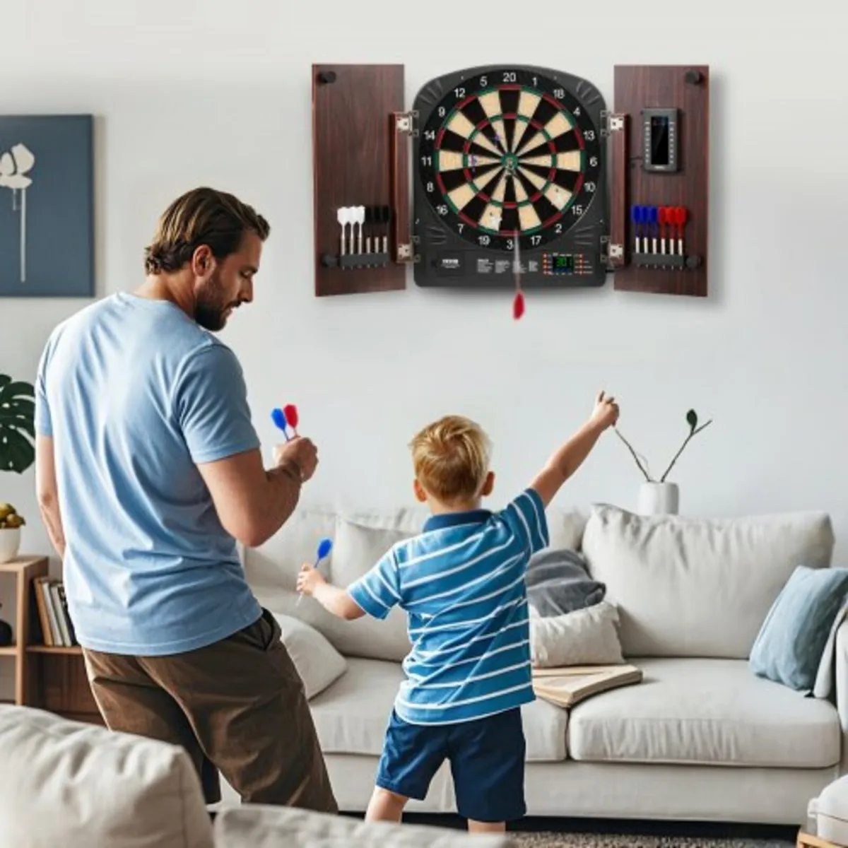 Dartboard and Cabinet Set Complete with All Access - Image 2