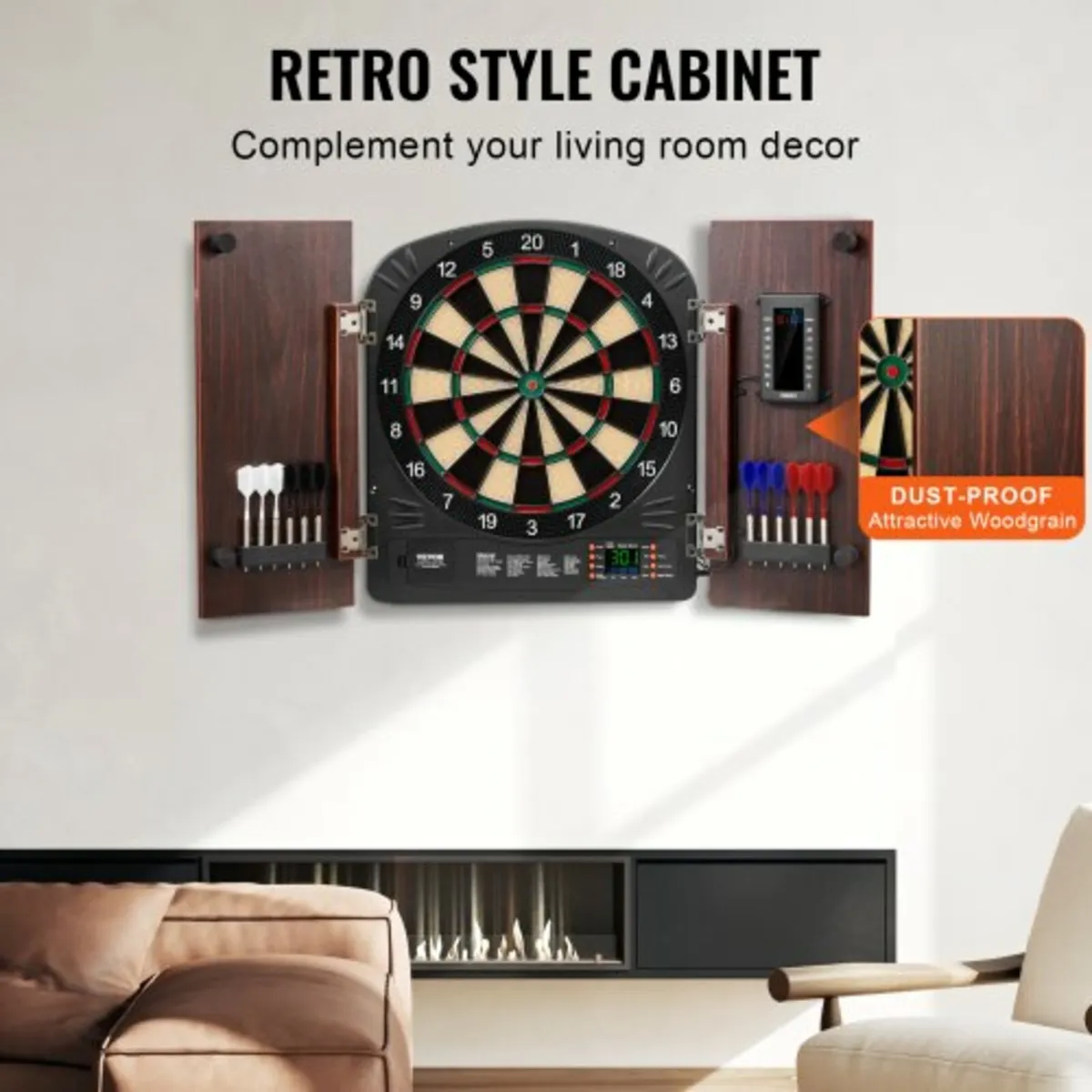 Dartboard and Cabinet Set Complete with All Access - Image 3