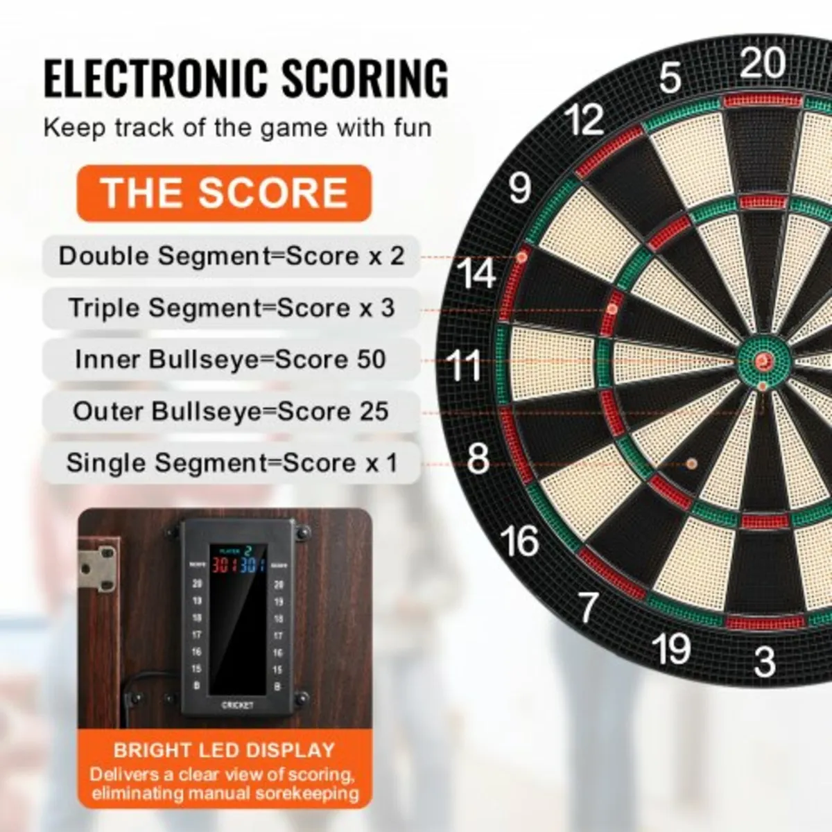 Dartboard and Cabinet Set Complete with All Access - Image 4