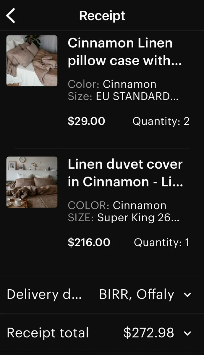 NEW :: LINEN SUPER KING DUVET COVER SET - Image 3