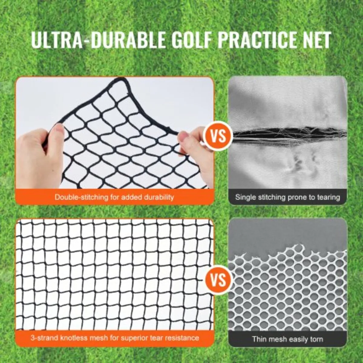 Golf Net, 3048 x 4572 mm Golf Practice Net, Indoor - Image 2