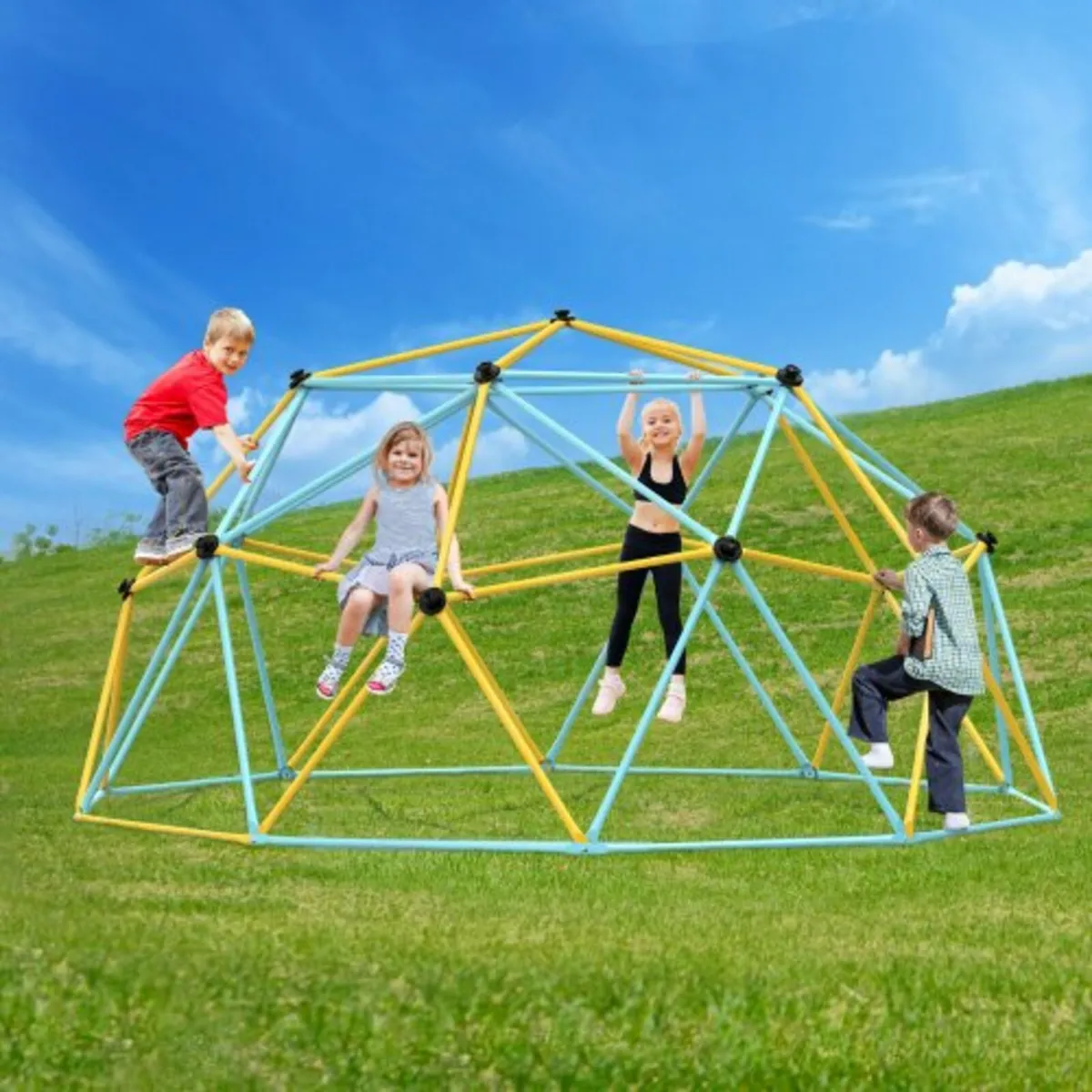 Climbing Dome, 10FT Geometric Dome Climber Play Ce - Image 3