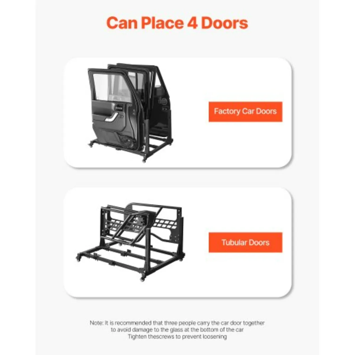 4 Doors Jeep Door Storage Cart for Jeep Wrangler J - Image 4