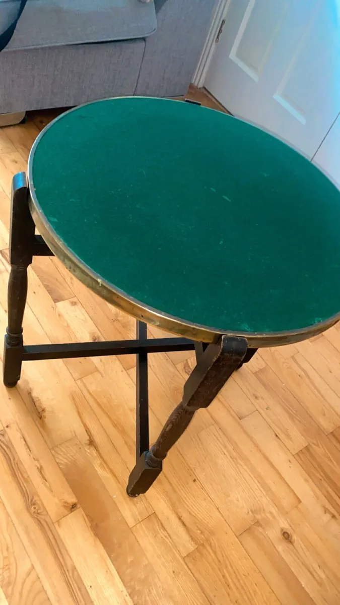 Stunning antique Moroccan flip table - Image 2