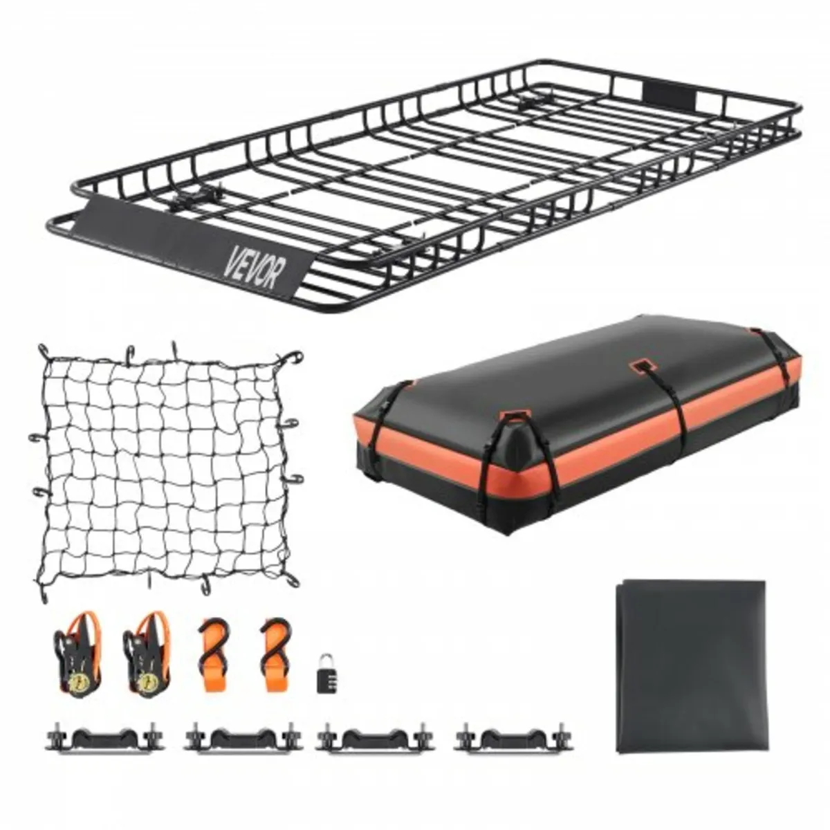 Roof Rack Cargo Carrier Basket 84 x 39 x 4.1 in Ca - Image 1