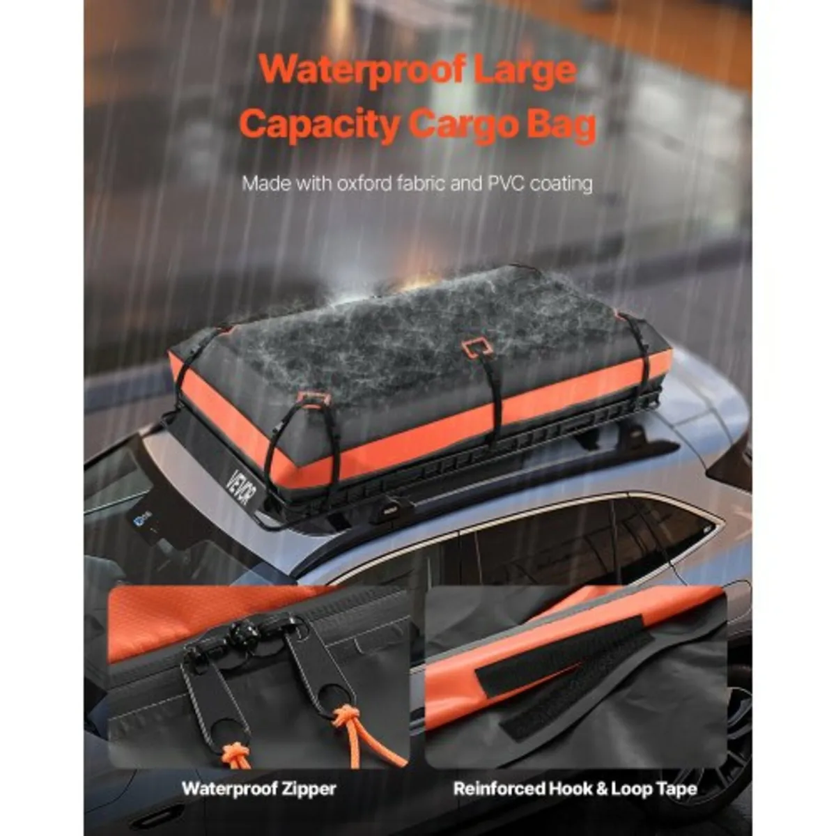Roof Rack Cargo Carrier Basket 84 x 39 x 4.1 in Ca - Image 2