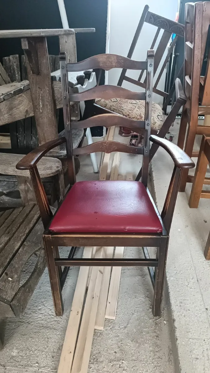 French farmhouse oak table. - Image 3