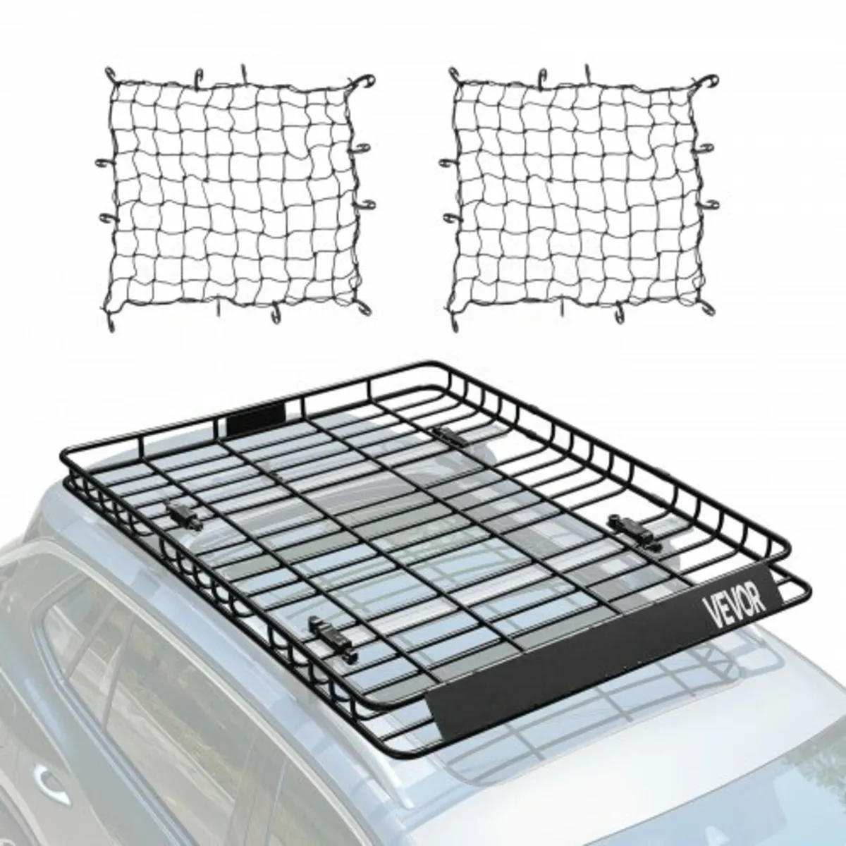 Roof Rack Cargo Carrier Basket 64 x 50 x 4.1 in Ca - Image 1