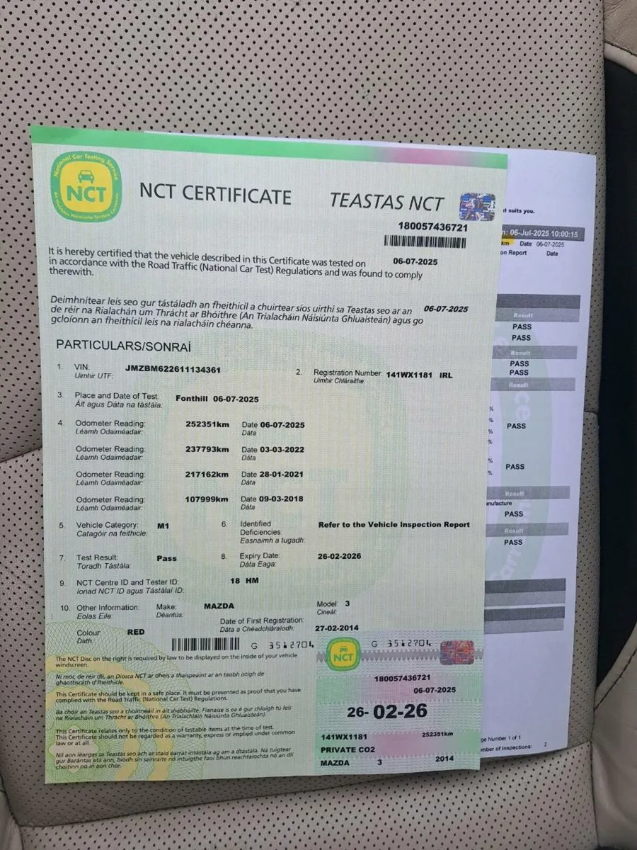Mazda 3 Full Option New NCT - Image 2