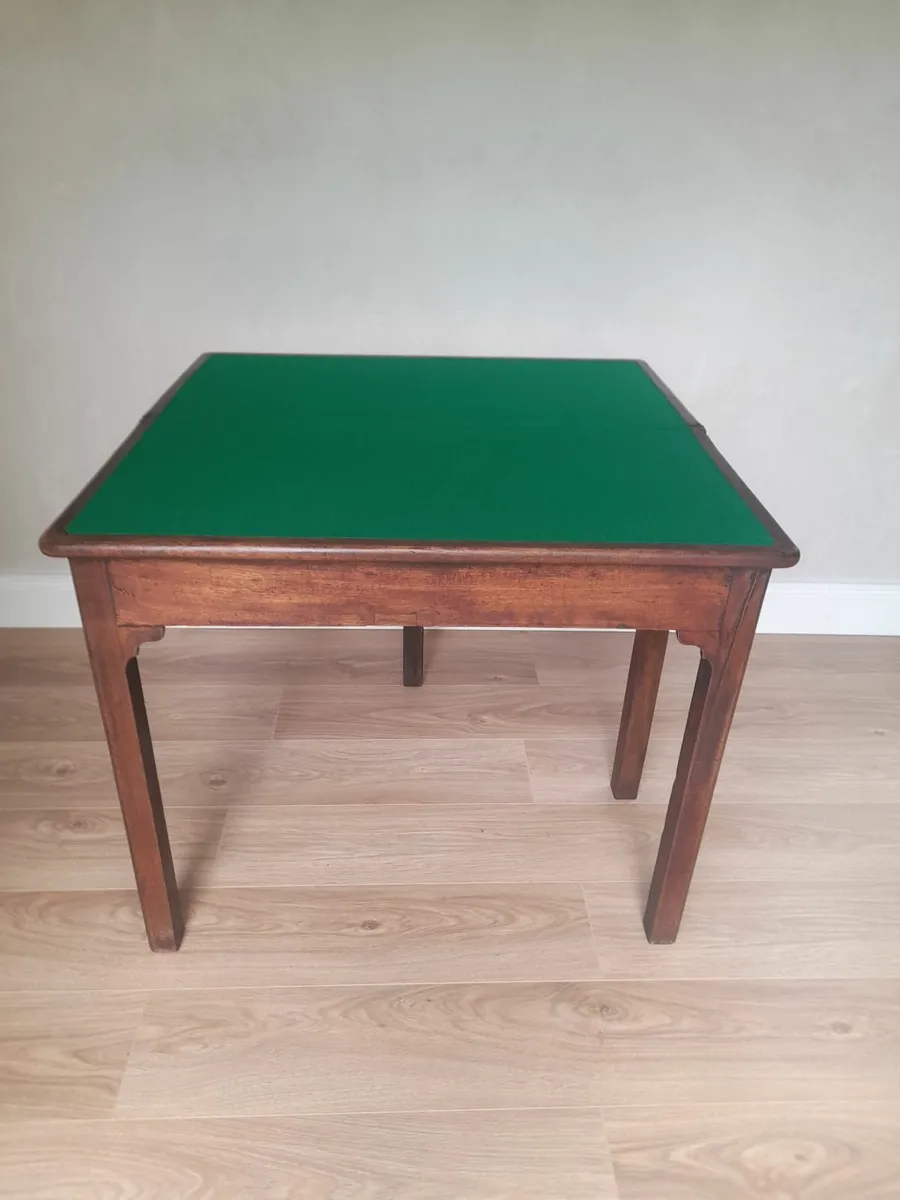 George 111 mahogany card table, circa 1770. - Image 1