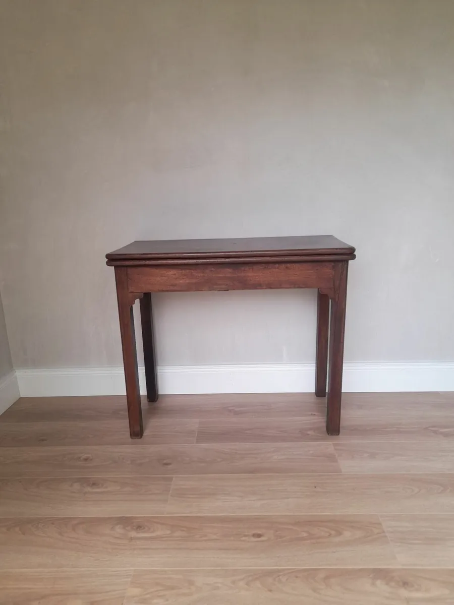 George 111 mahogany card table, circa 1770. - Image 2