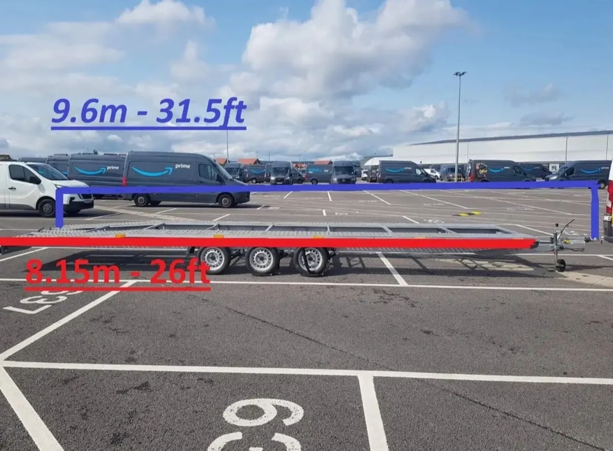 26ft tri axle 2 car transporter - Image 4
