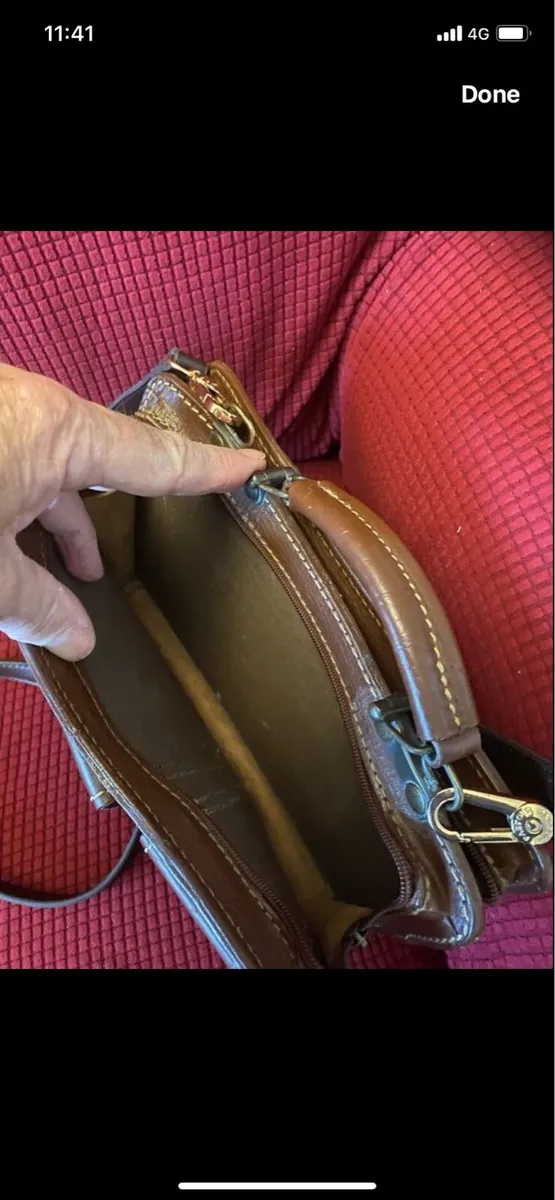 Leather shoulder Bag - Image 3