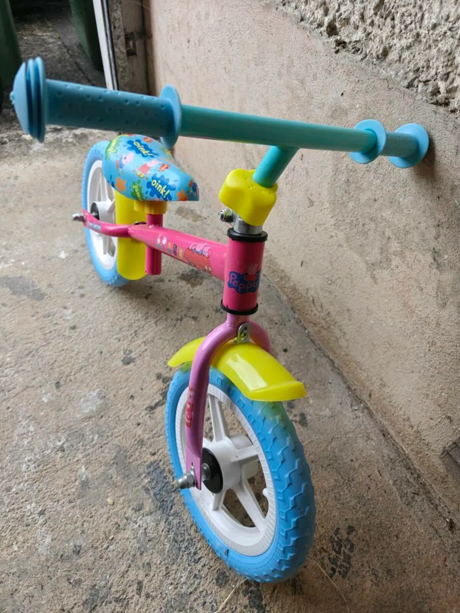 Peppa bike balance bike - Image 1