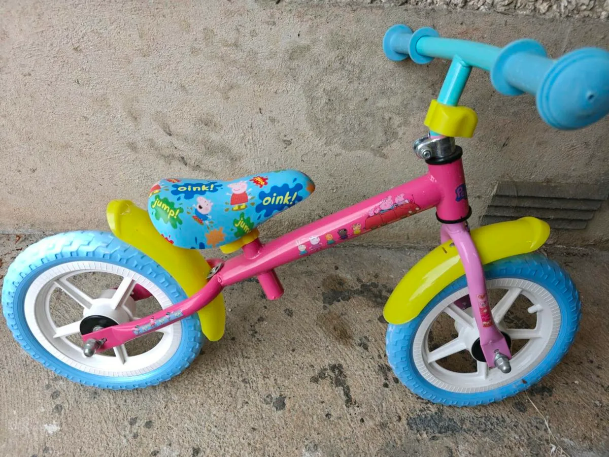 Peppa bike balance bike - Image 2