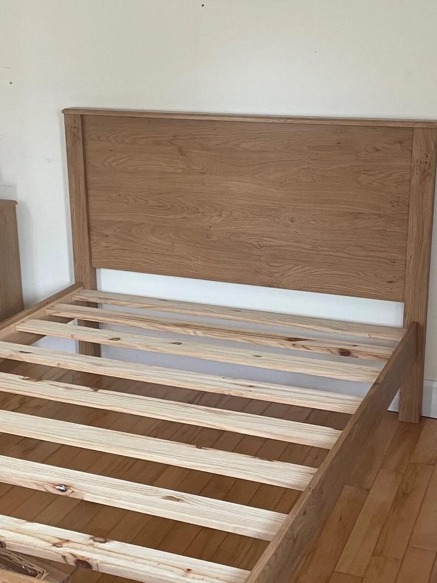 Double bed and mattress - Image 2