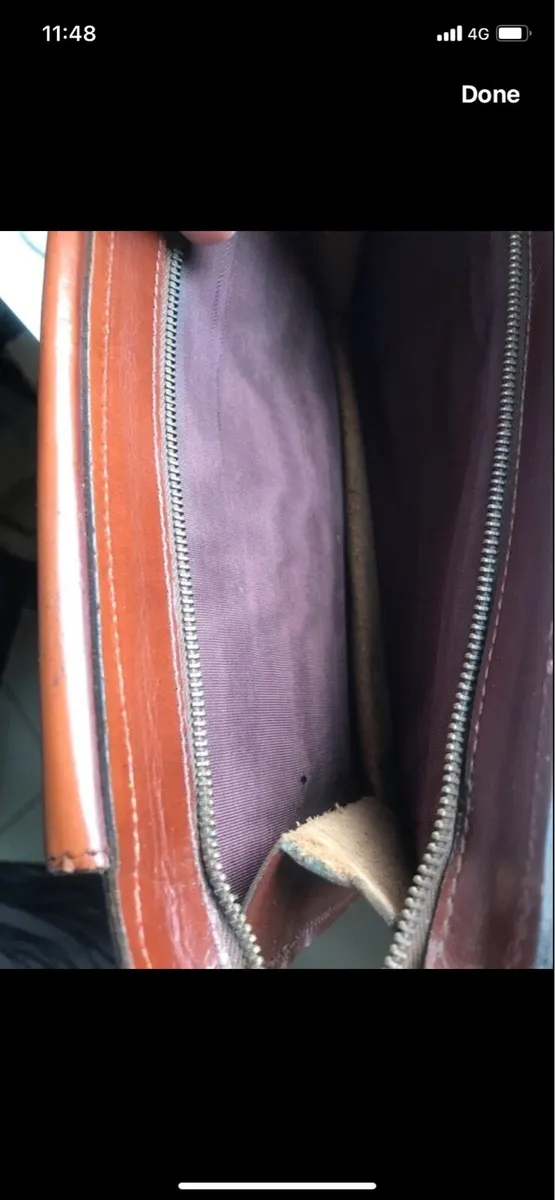 Leather Wrist/ Clutch Bag - Image 2