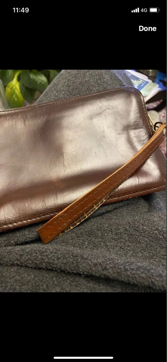 Leather Wrist Bag - Image 2