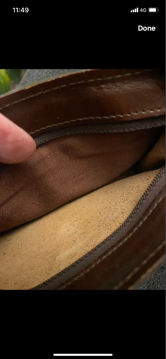 Leather Wrist Bag - Image 3