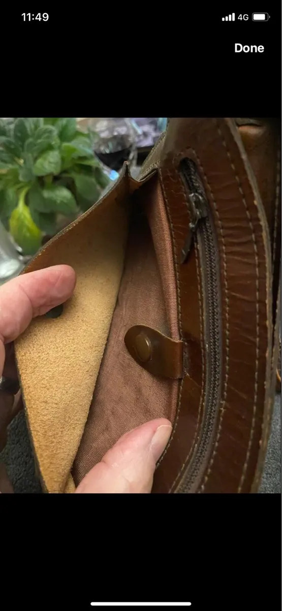 Leather Wrist Bag - Image 4