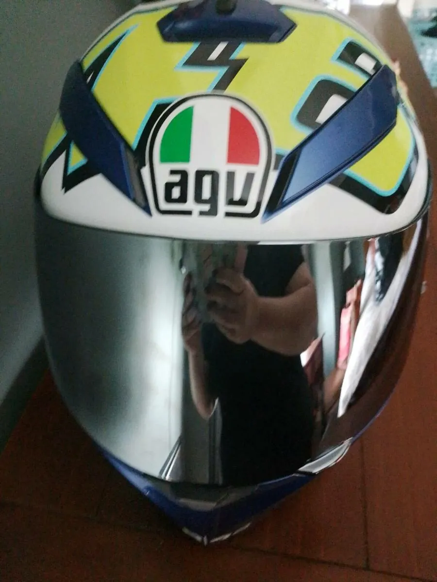 Valentino Rossi AGV motorcycle helmet - Image 1