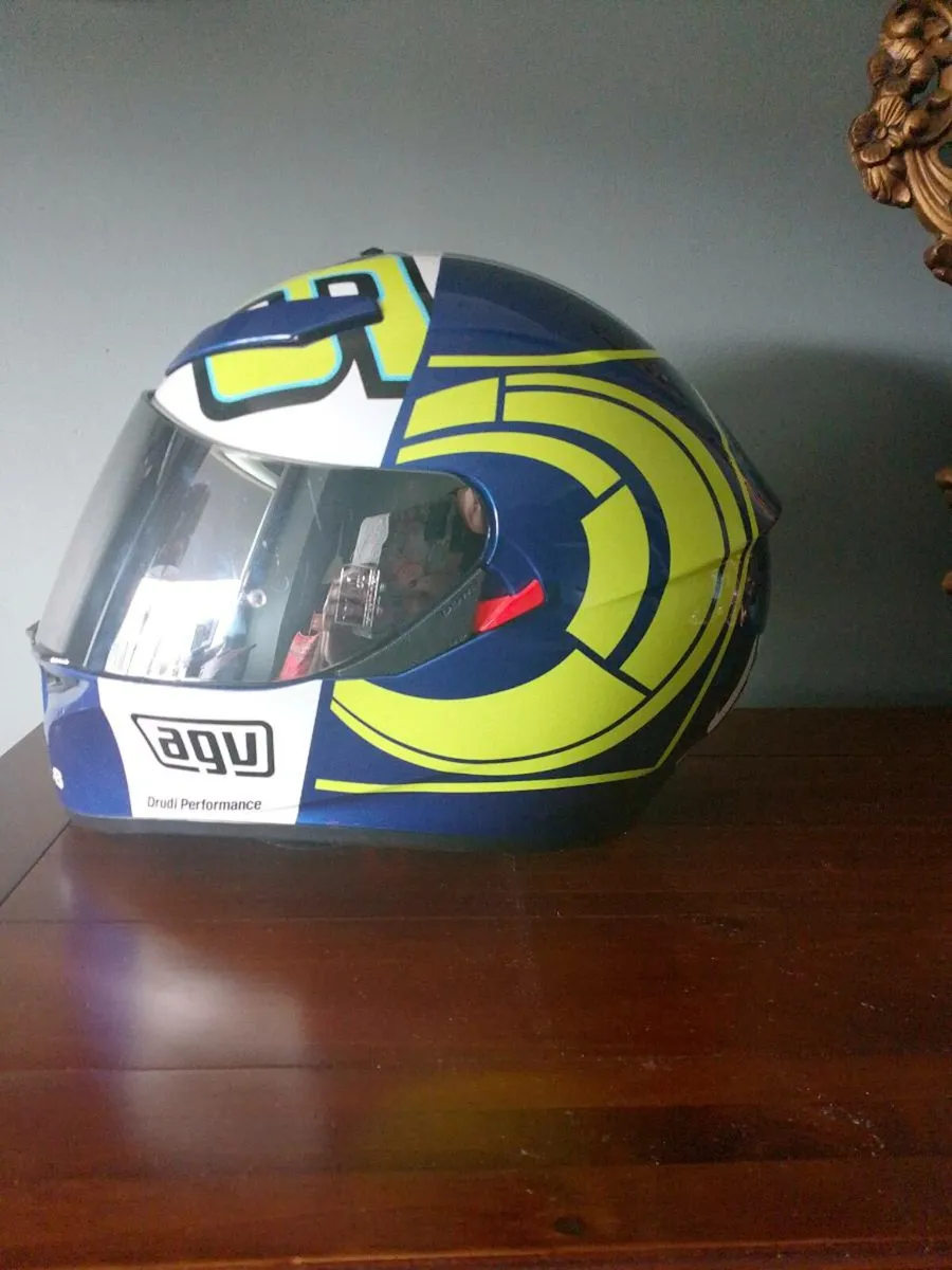 Valentino Rossi AGV motorcycle helmet - Image 2