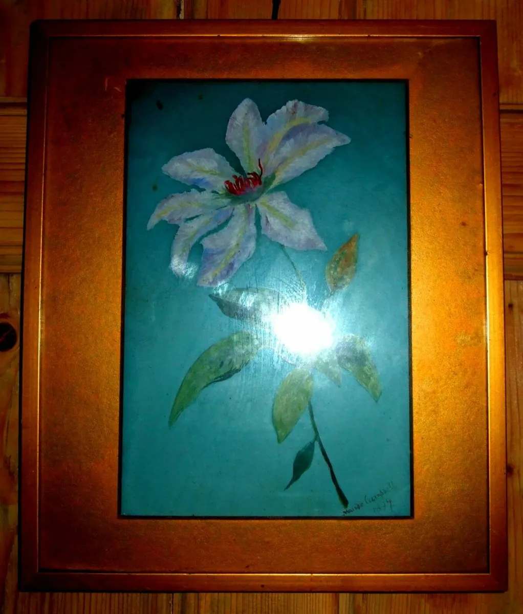 Vintage 'M Campbell' Framed Watercolour - Image 4
