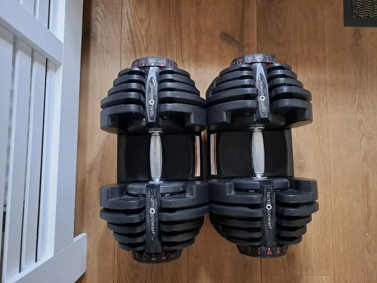 40kg Adjustable Dumbbells - Image 2