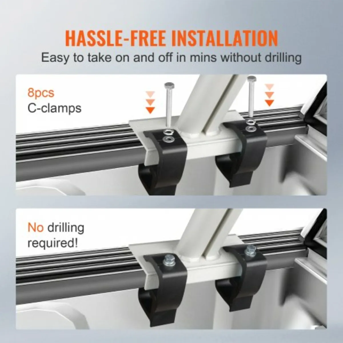 Truck Rack, 800 lbs Capacity, 71"x31" Aluminum Lad - Image 2