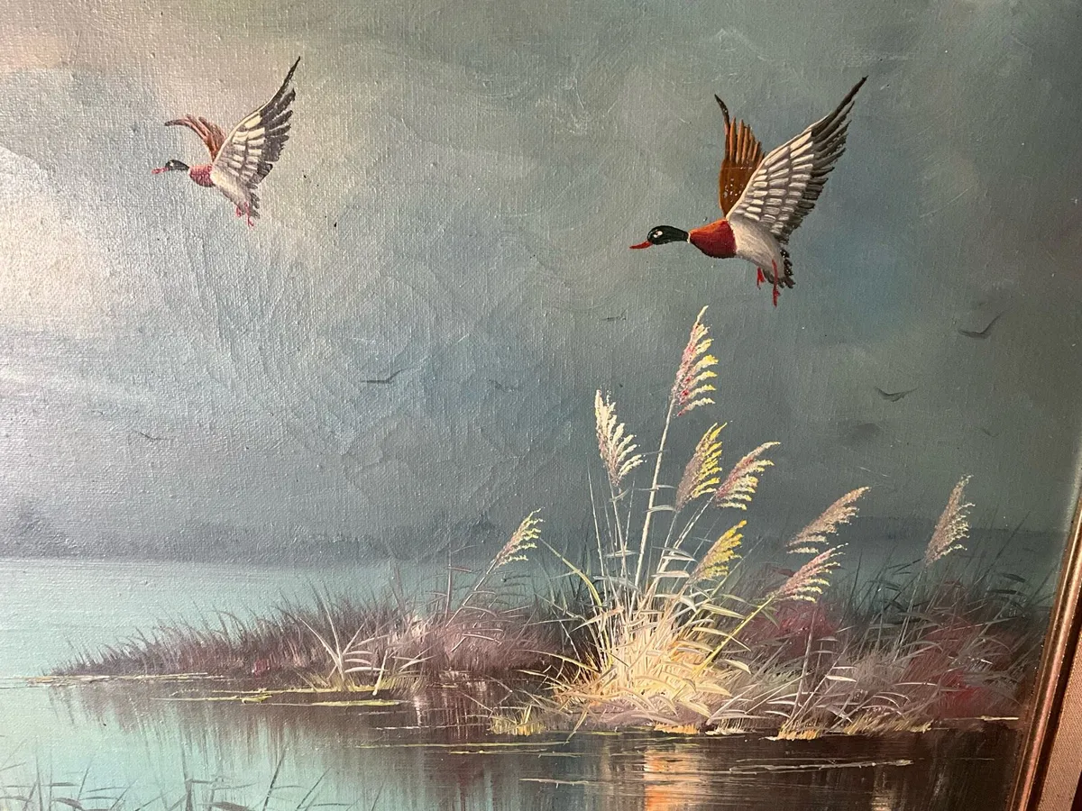 Large Picture Ducks in Flight - Image 3