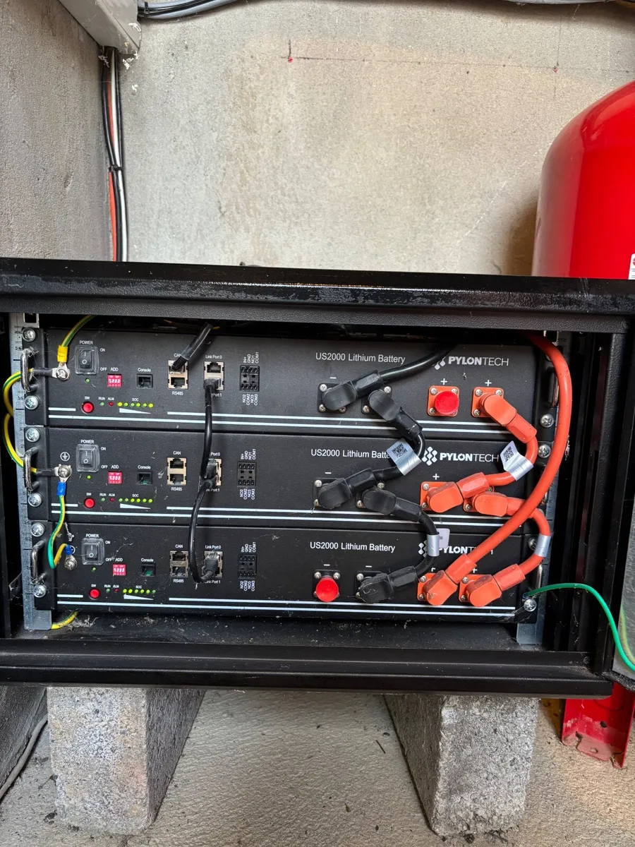 Pylontech US2000 Lithium-Ion Batteries & Cabinet - Image 1