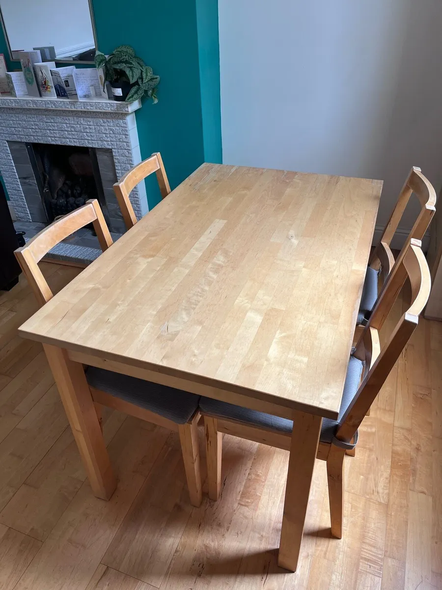 Dining table and chairs - Image 2