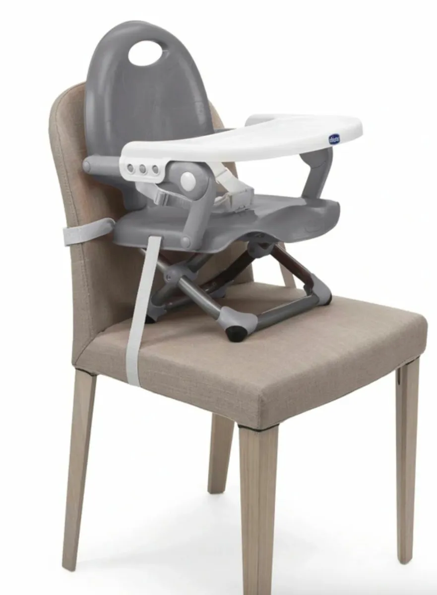 Chicco Pocket Snack Booster Seat Dark Grey - Image 1