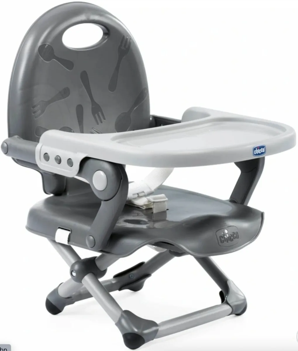 Chicco Pocket Snack Booster Seat Dark Grey - Image 2