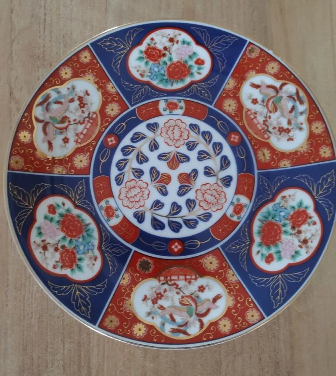 2 Japanese Imari plates,  D 16 cm - Image 2