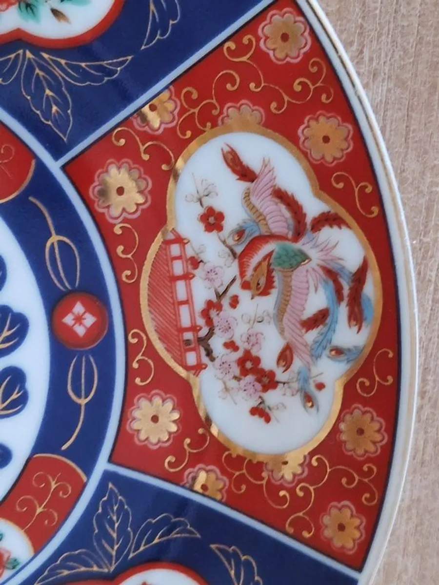 2 Japanese Imari plates,  D 16 cm - Image 3