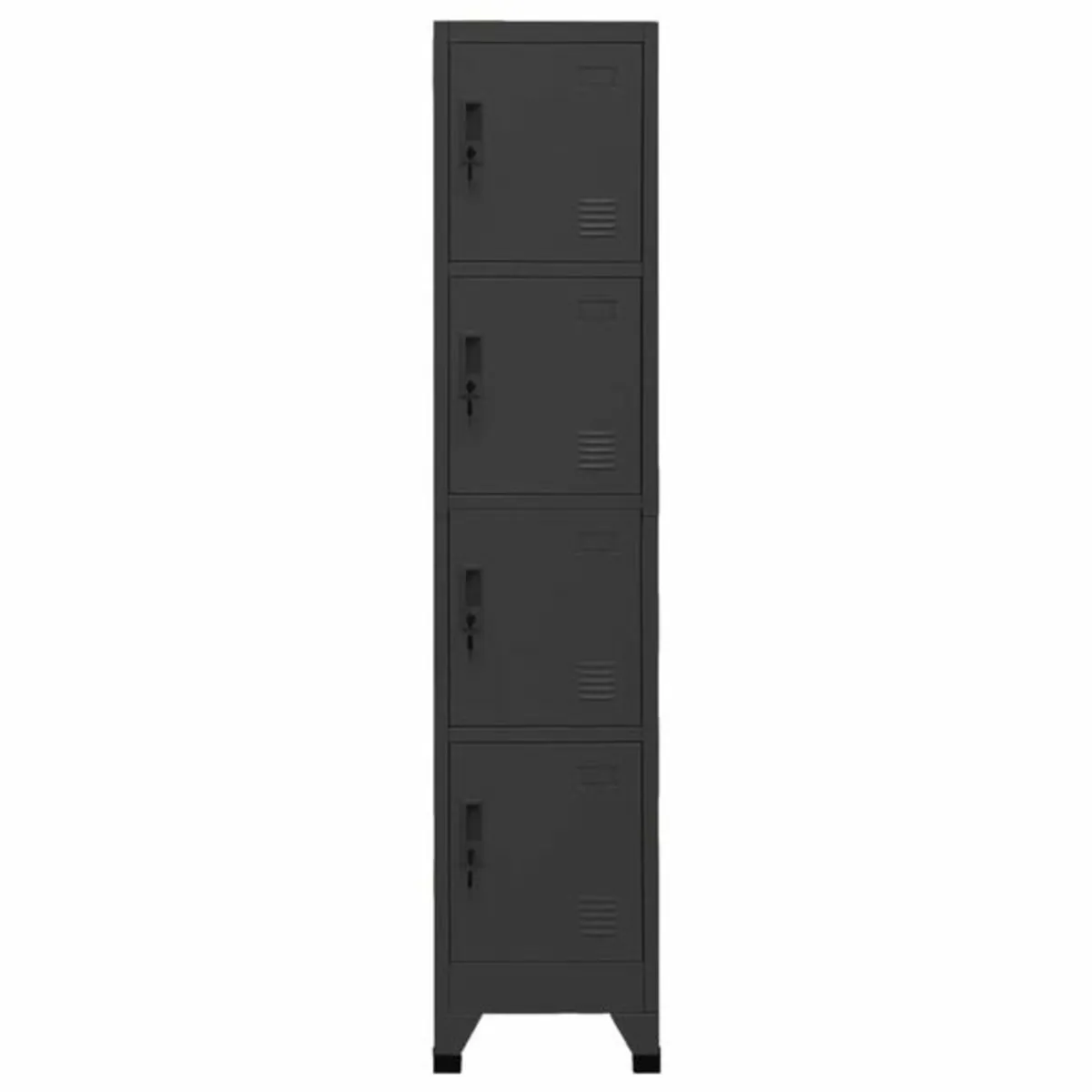 Locker Cabinet Anthracite 38x45x180 cm Steel - Image 1