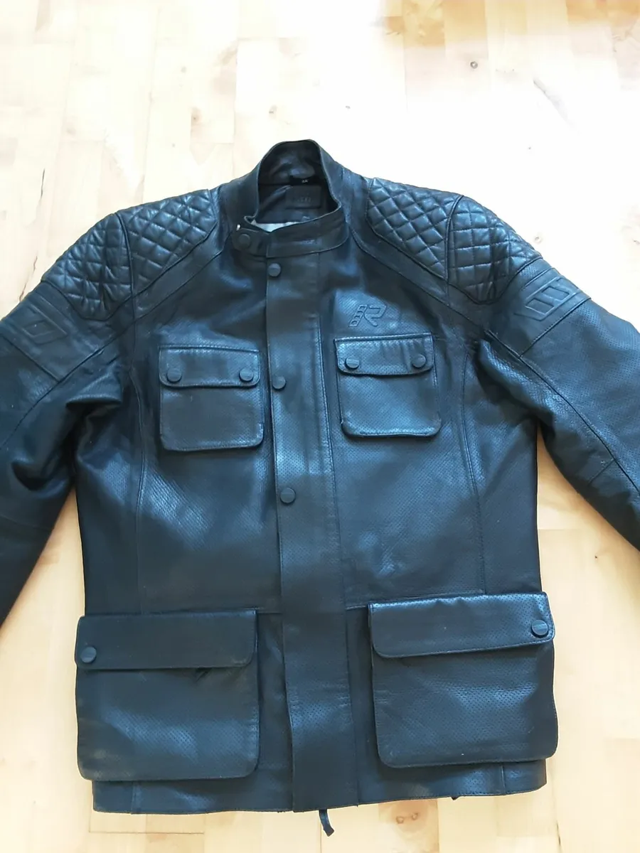 Rukka Leather Motorcycle Jacket - Image 3