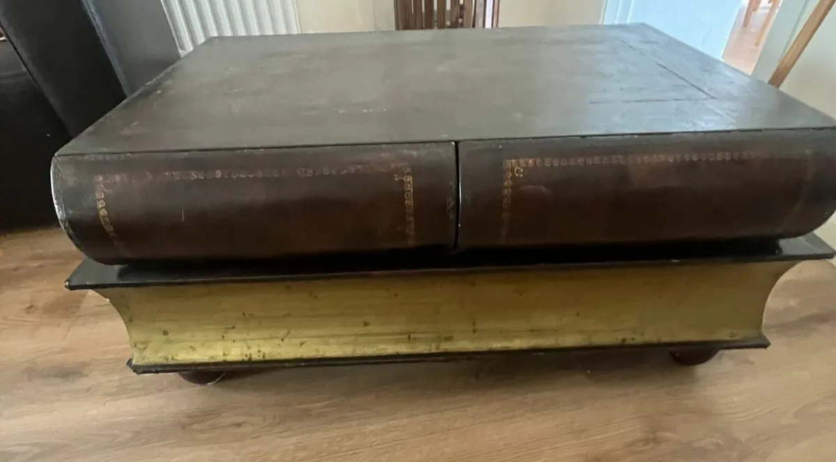 Book-Style Coffee Table - Image 1